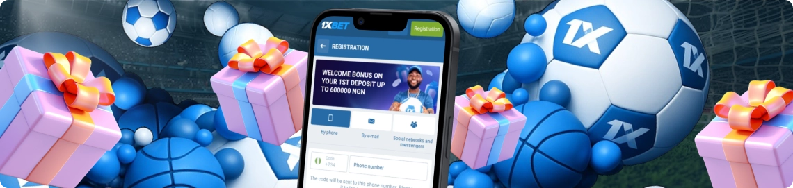 1xBet Kenya registration bonus