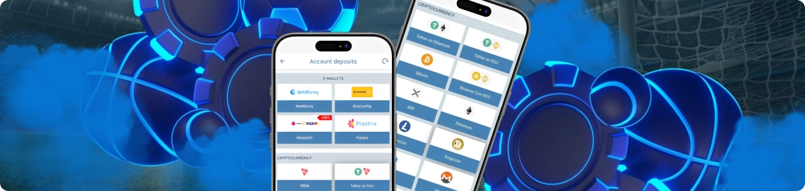1xBet deposit methods